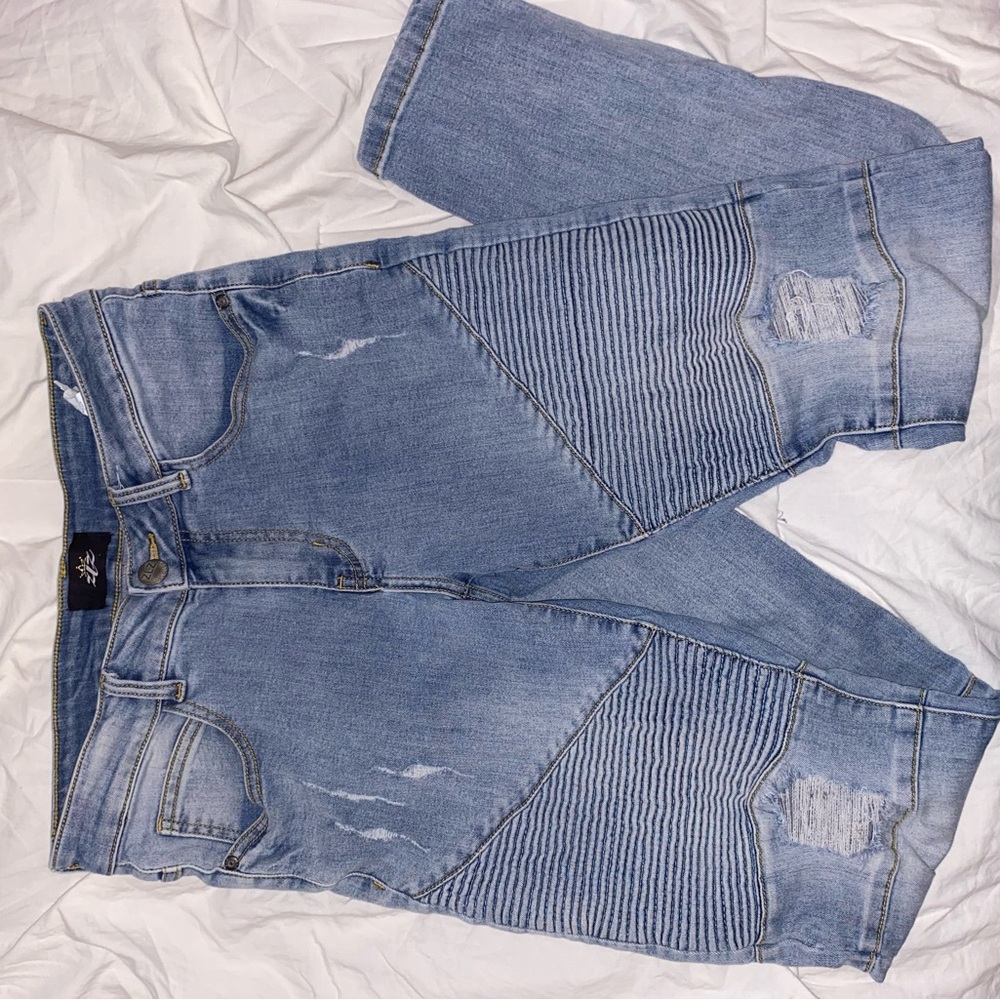 Men’s Faded Light Denim Jeans Size 30